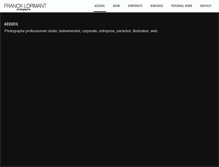 Tablet Screenshot of francklormant.com